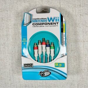 Mad Catz Pro Series Nintendo Wii Component HD Cable 9.8FT – New Factory Sealed